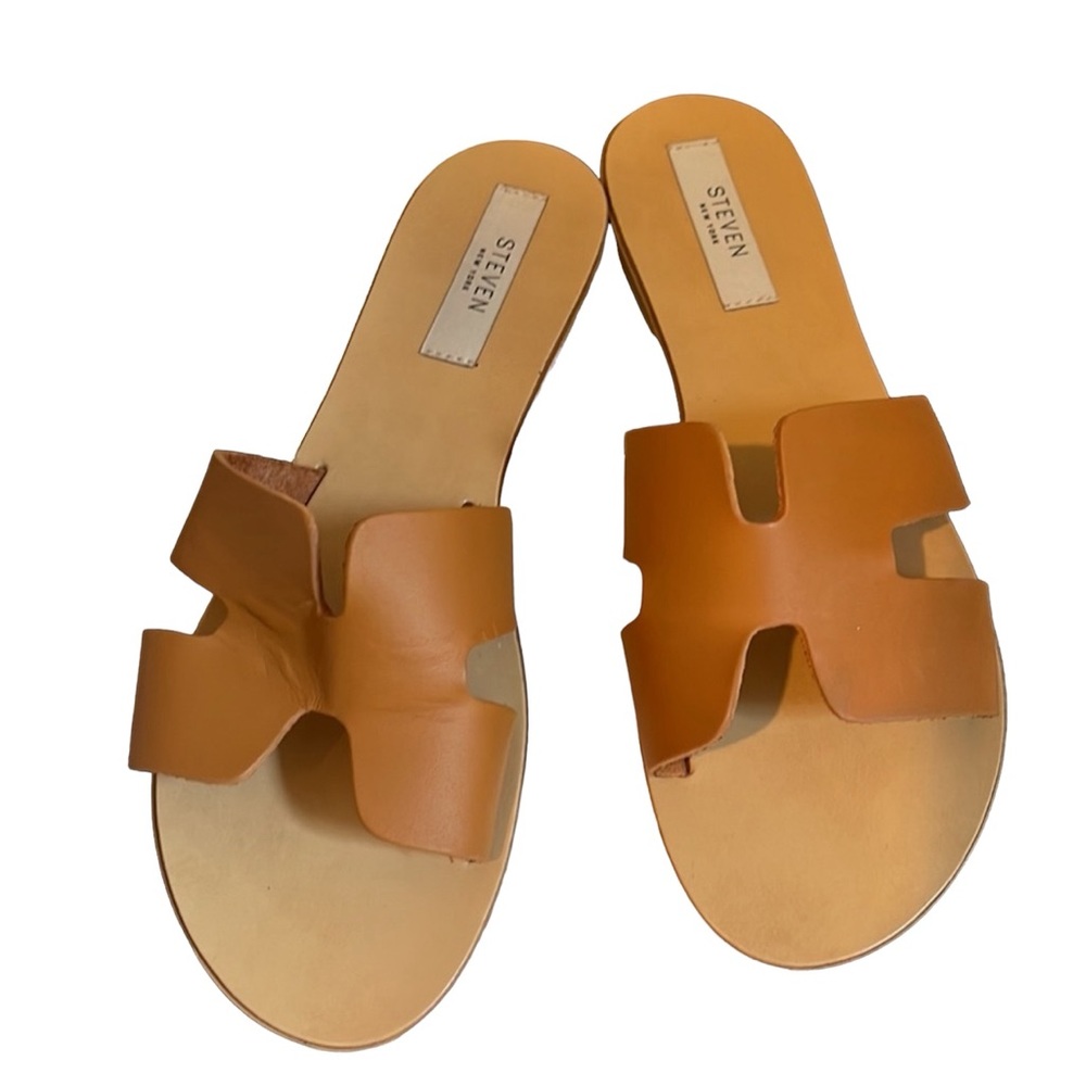 Steve Madden leather slides